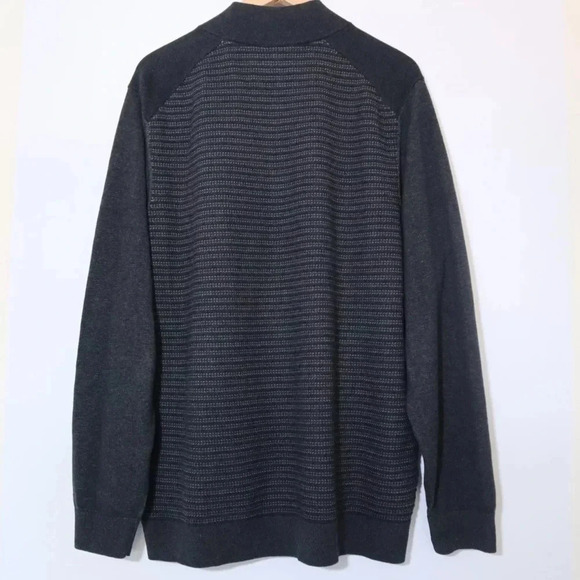 Tommy Bahama Seaport Stripe Half Zip Pullover Sweater XL/TG - Picture 2 of 7